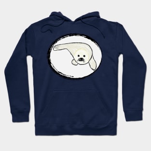 Artwork of a Cute Baby Seal II Hoodie